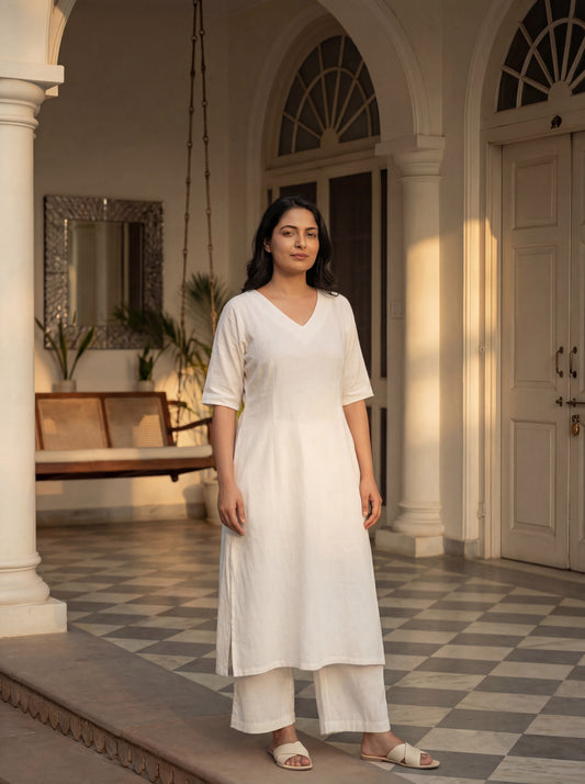 White Ziya Kurta Set