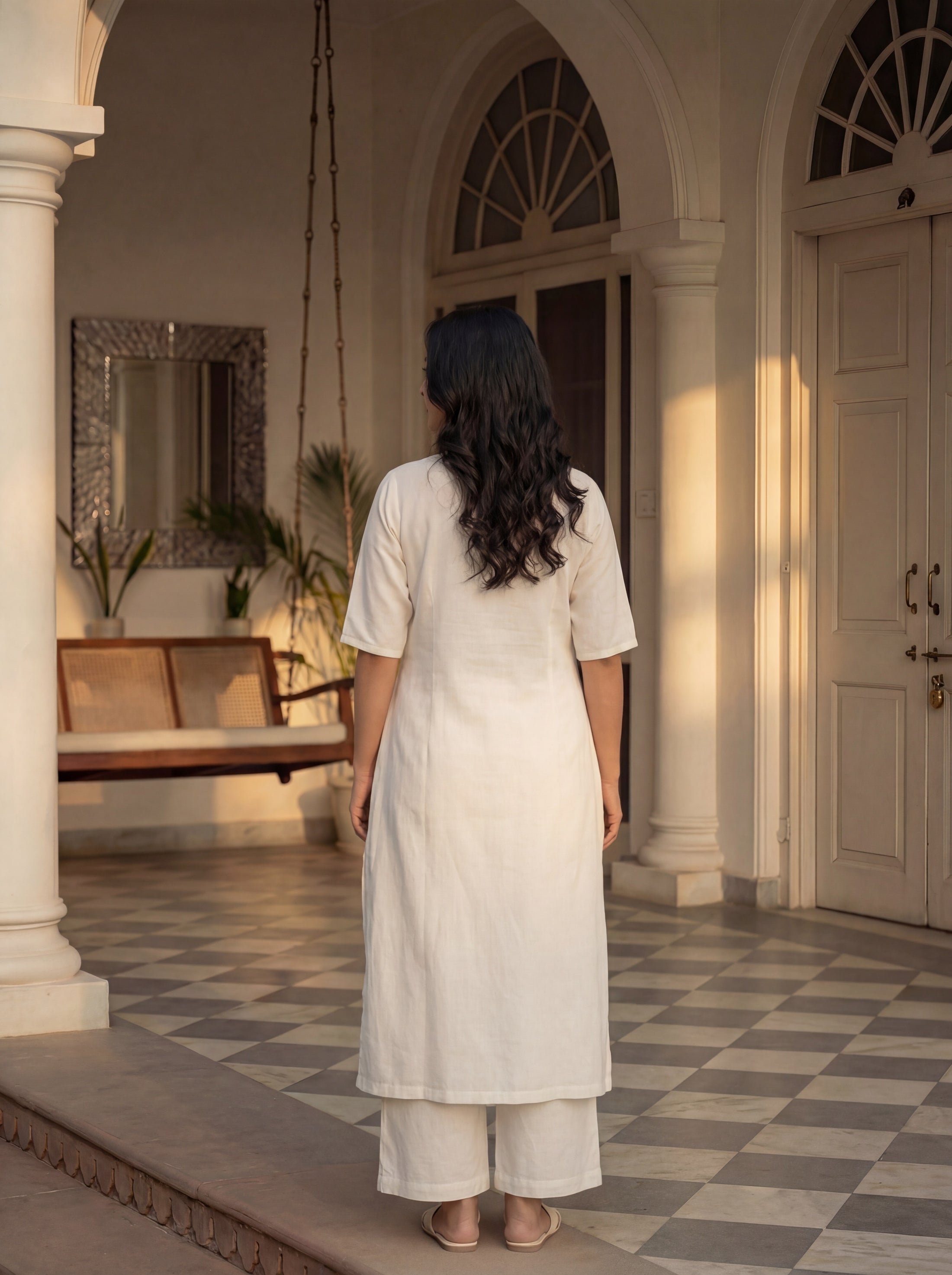 White Ziya Kurta Set