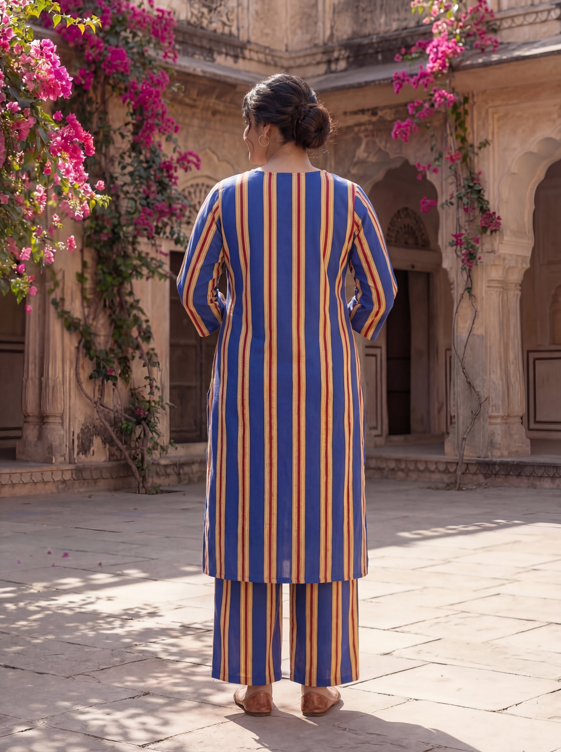 Navy Sundara Kurta Set